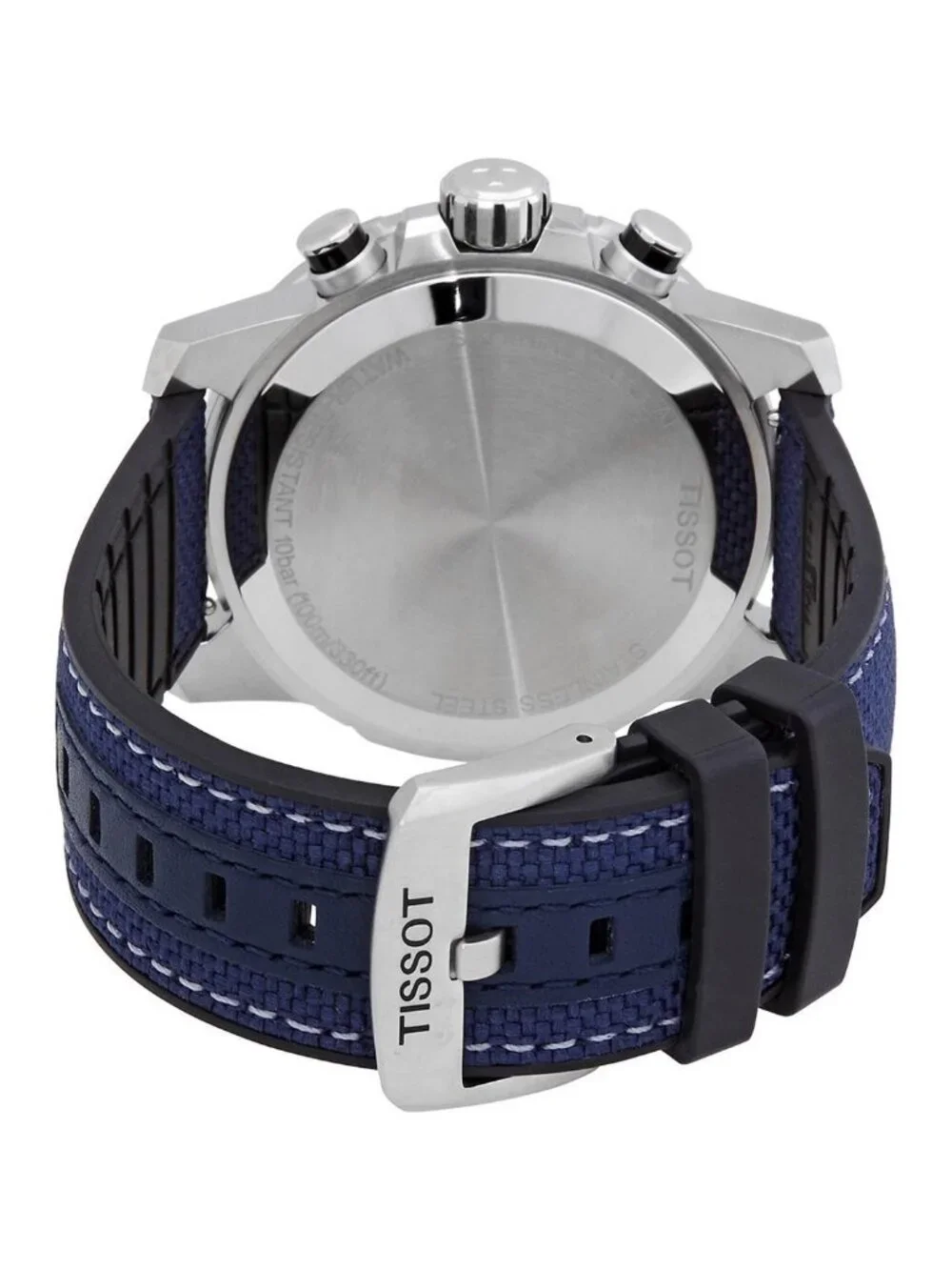 NWT Tissot Supersport Chronograph Quartz Black Dial Men's Watch